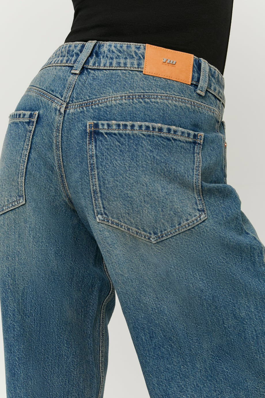 Wide Leg Jeans - Blue Medium Used