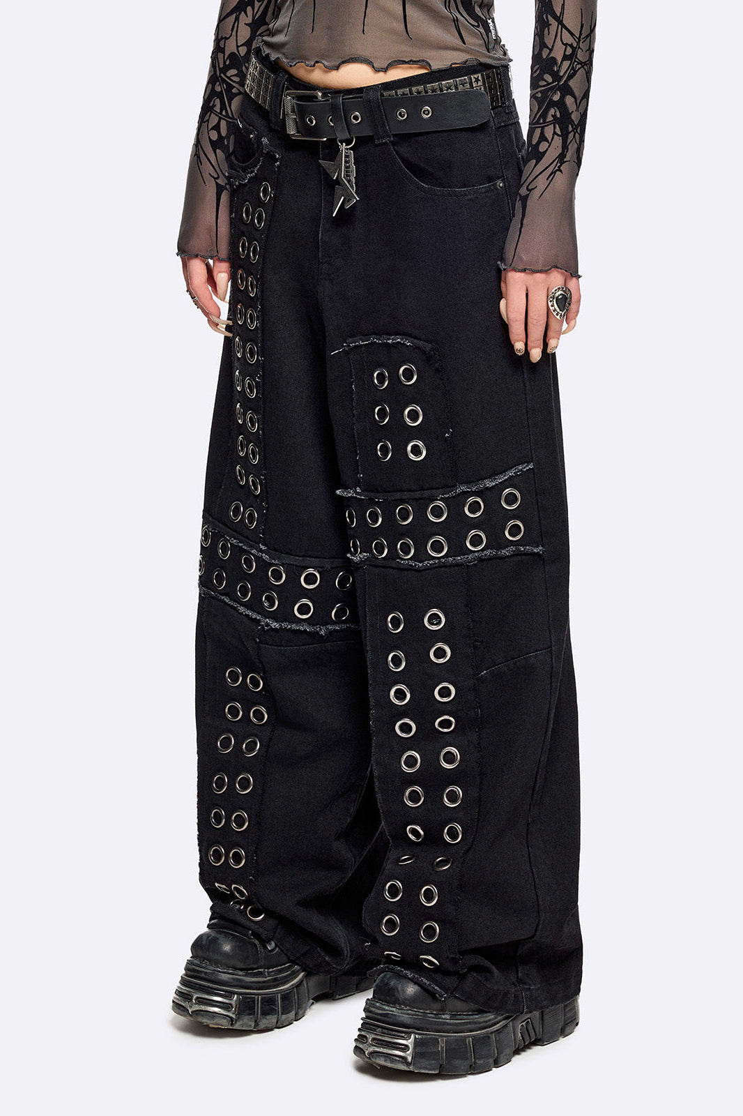 Crux Super Baggy Fit Jeans - Black Denim