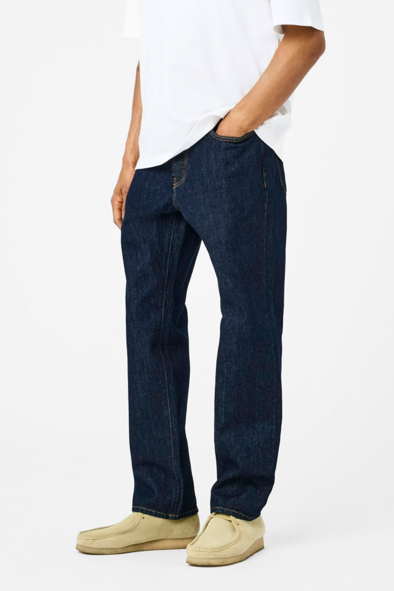 Edge jean straight fit L32 - Dark Blue Denim