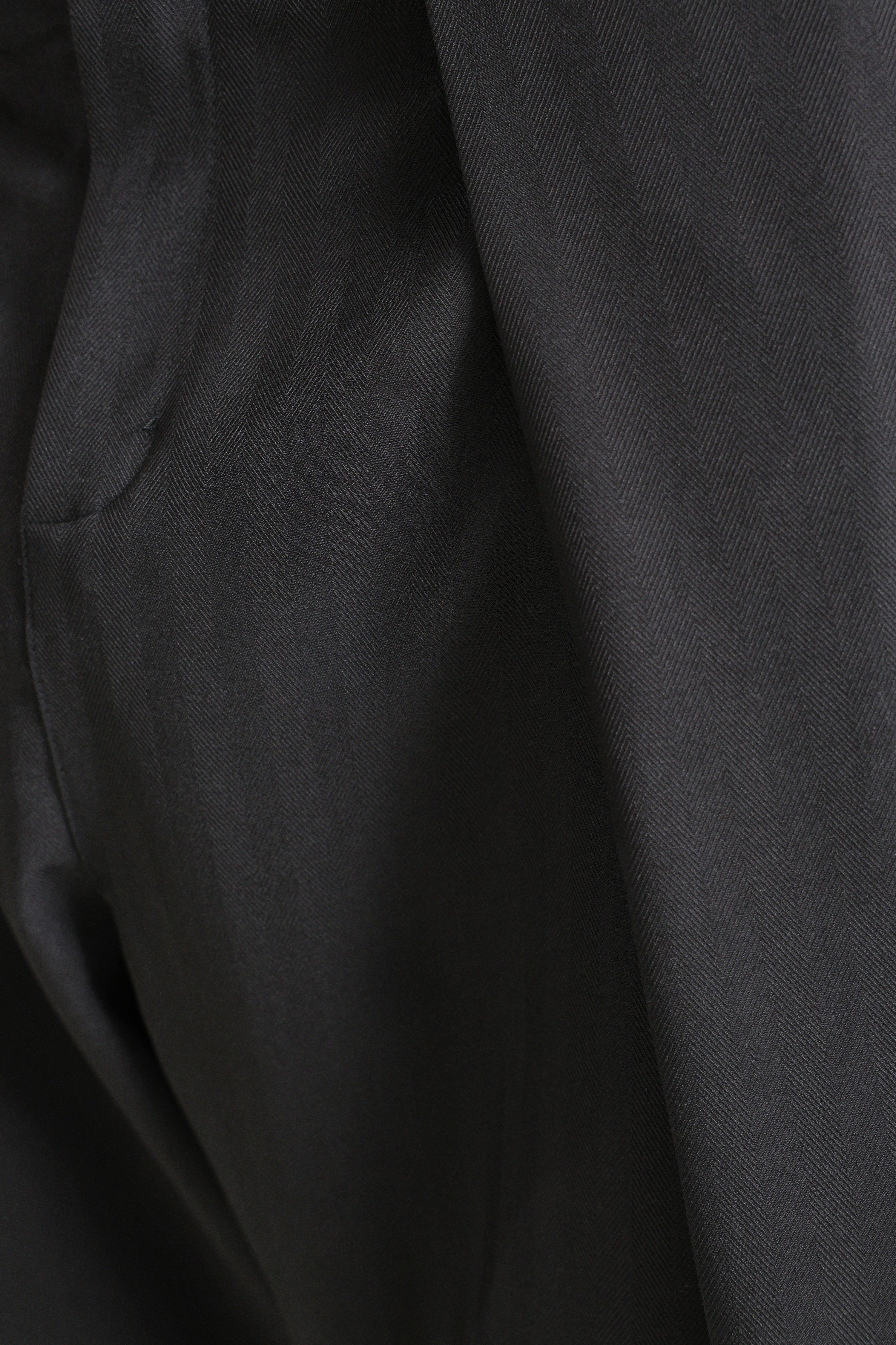 Balloon trousers in fabric - Black