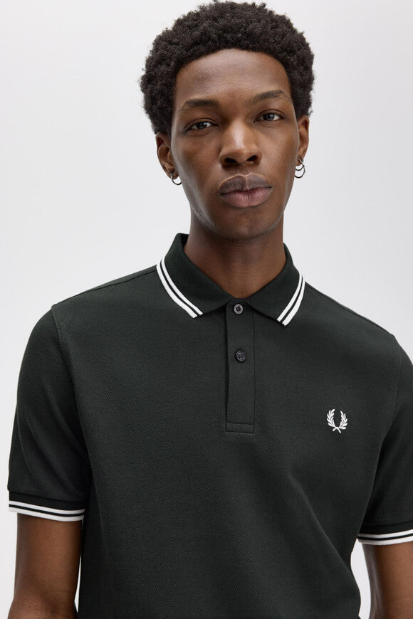 Twin Tipped Poloshirt - Night Green