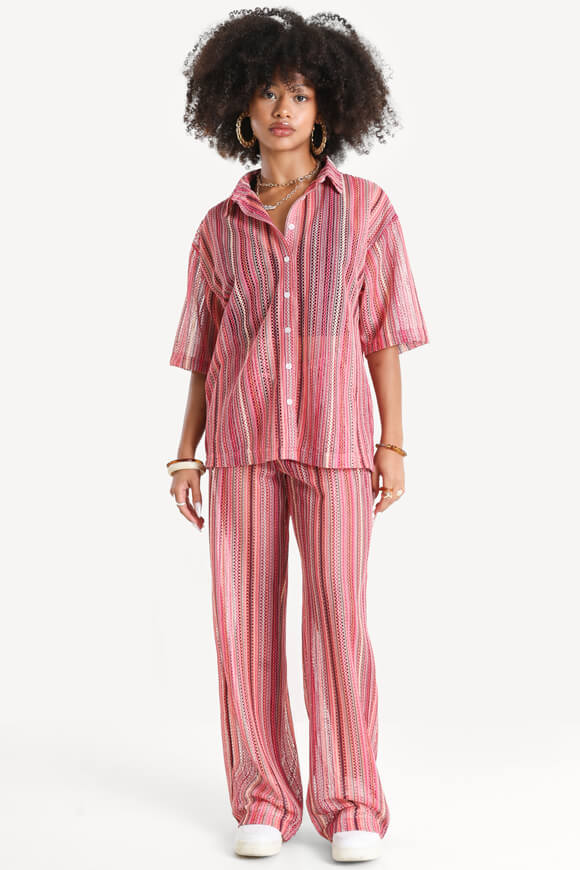 Pantaloni all'uncinetto - Rosa