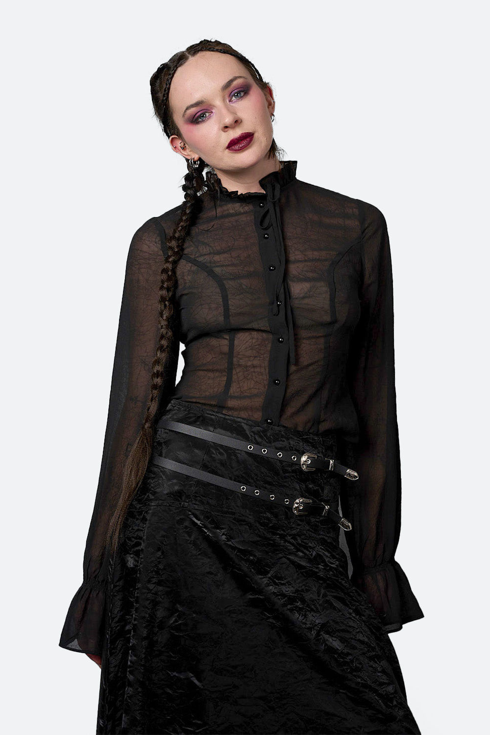 Blusa corta - Black