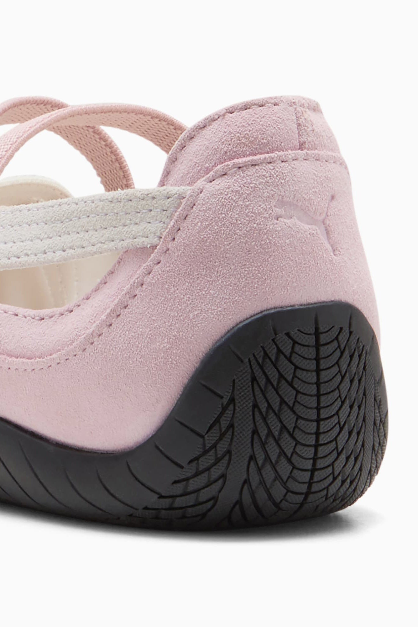 Speedcat Wildleder Ballerina - Whisp Of Pink + White