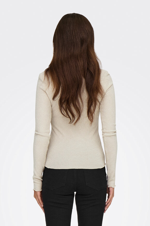 T-shirt à manches longues côtelé Sillie - Birch