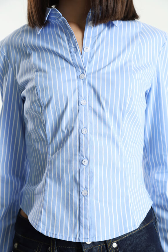 Hemd - Hellblau + Weiss