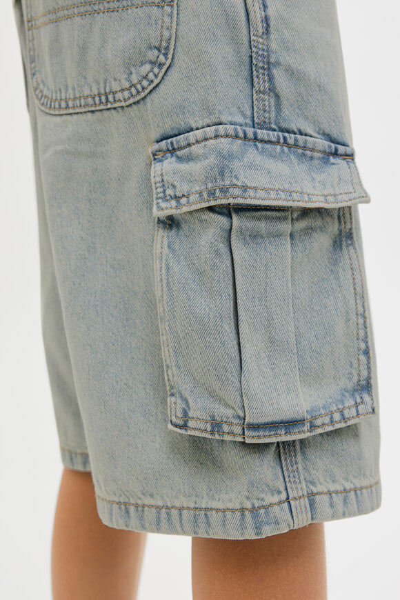 Pantaloncini in denim JJIALEX - denim blu