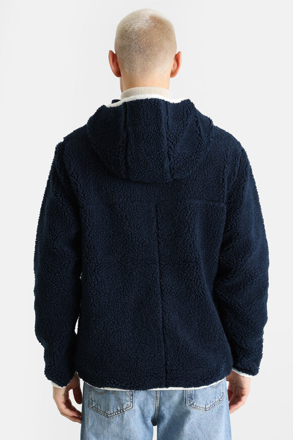 Badge veste en peluche - Dark Night Navy
