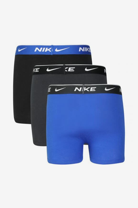 Dreierpack Boxershorts - Black + Anthracite + Game Royal