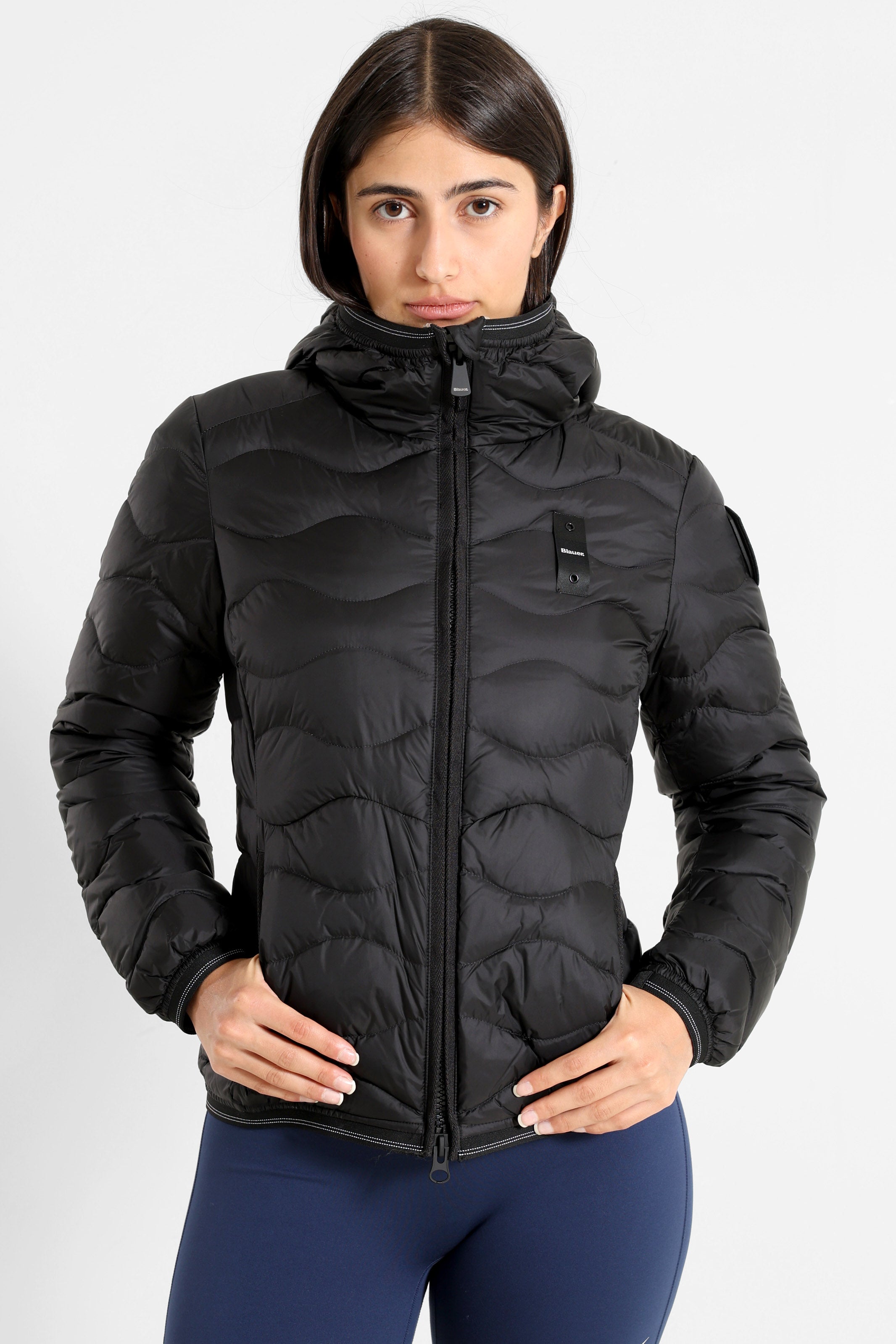 Camelia Gesteppte Daunenjacke - Black