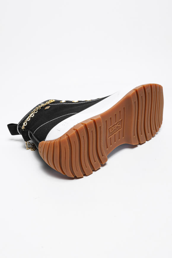 Kaya Fly sneakers plateau - Black + White