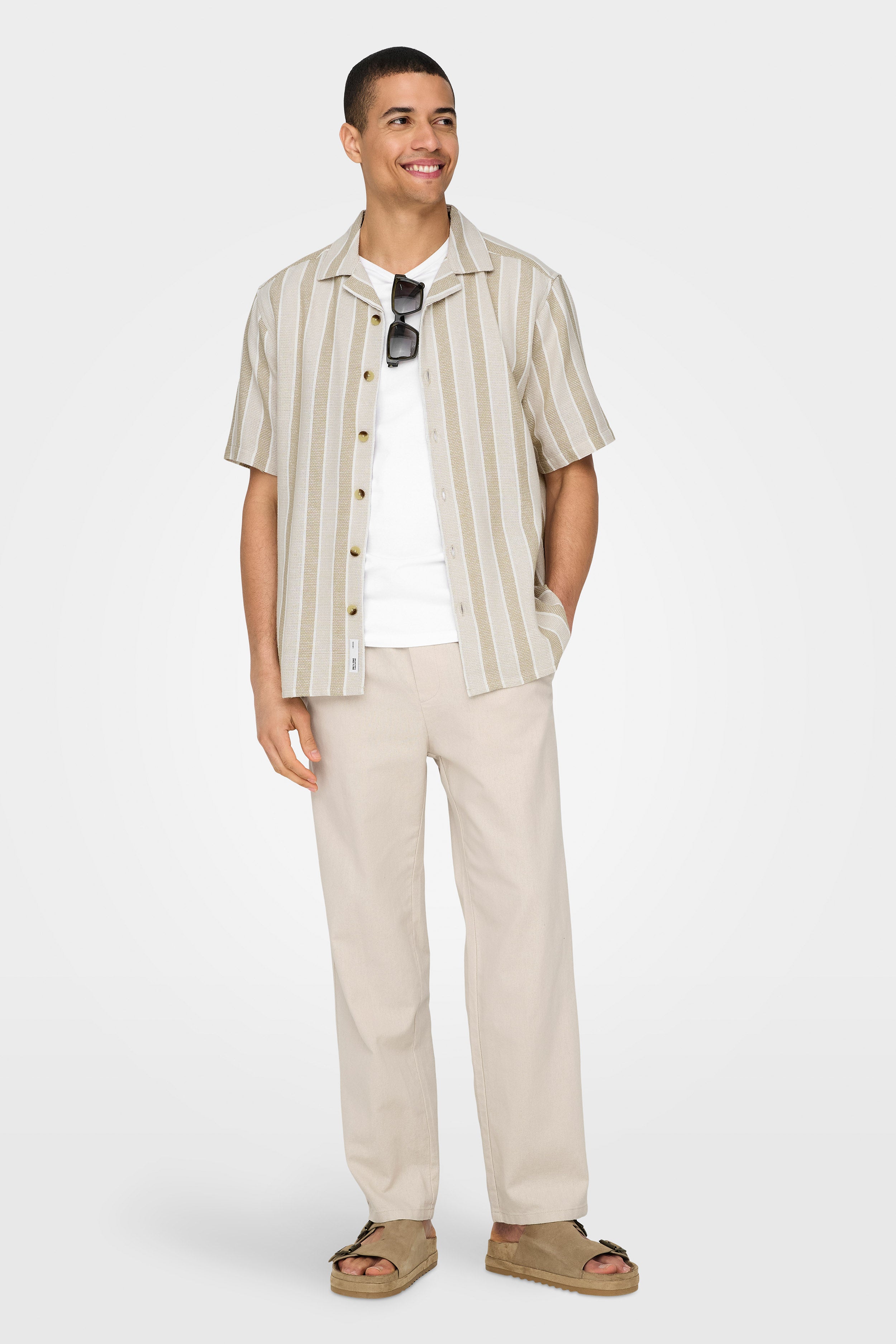 ONSSINUS Leinenhose - Silver Lining