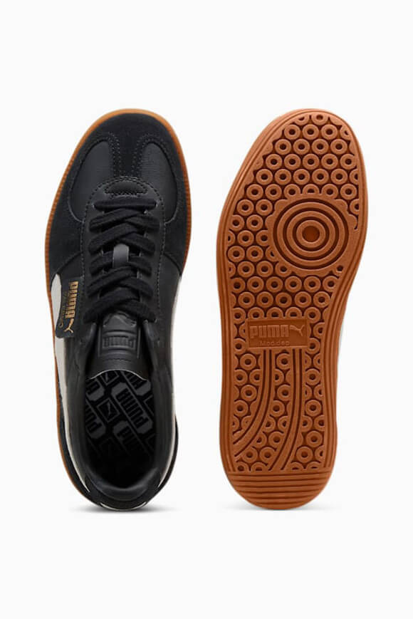 Sneakers Palermo - Nero + Grigio piuma + Gum