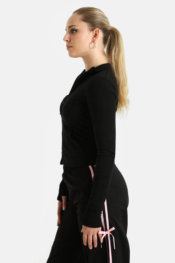 Fleecejacke - Schwarz