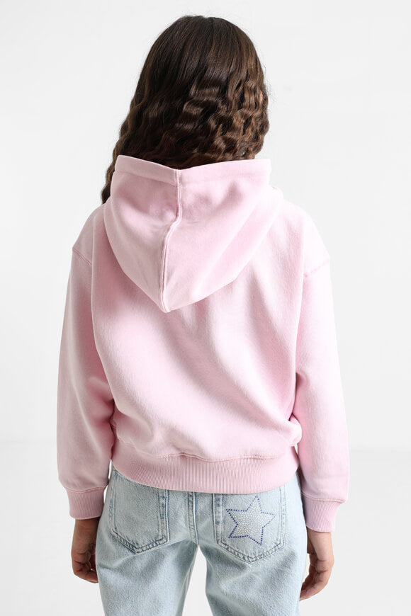 Oversize Kapuzensweatshirt - Hellrosa