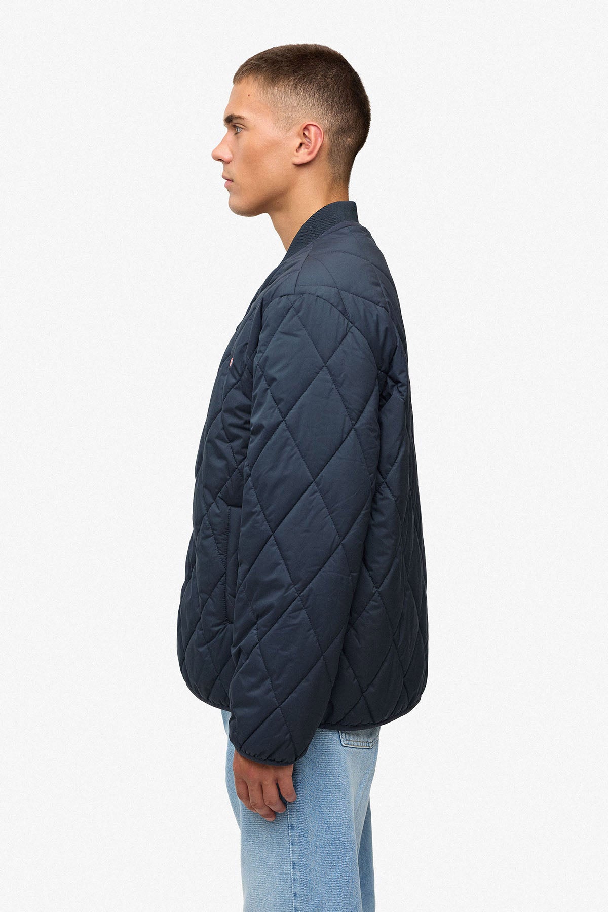 Lightweight quilted jacket - Navy