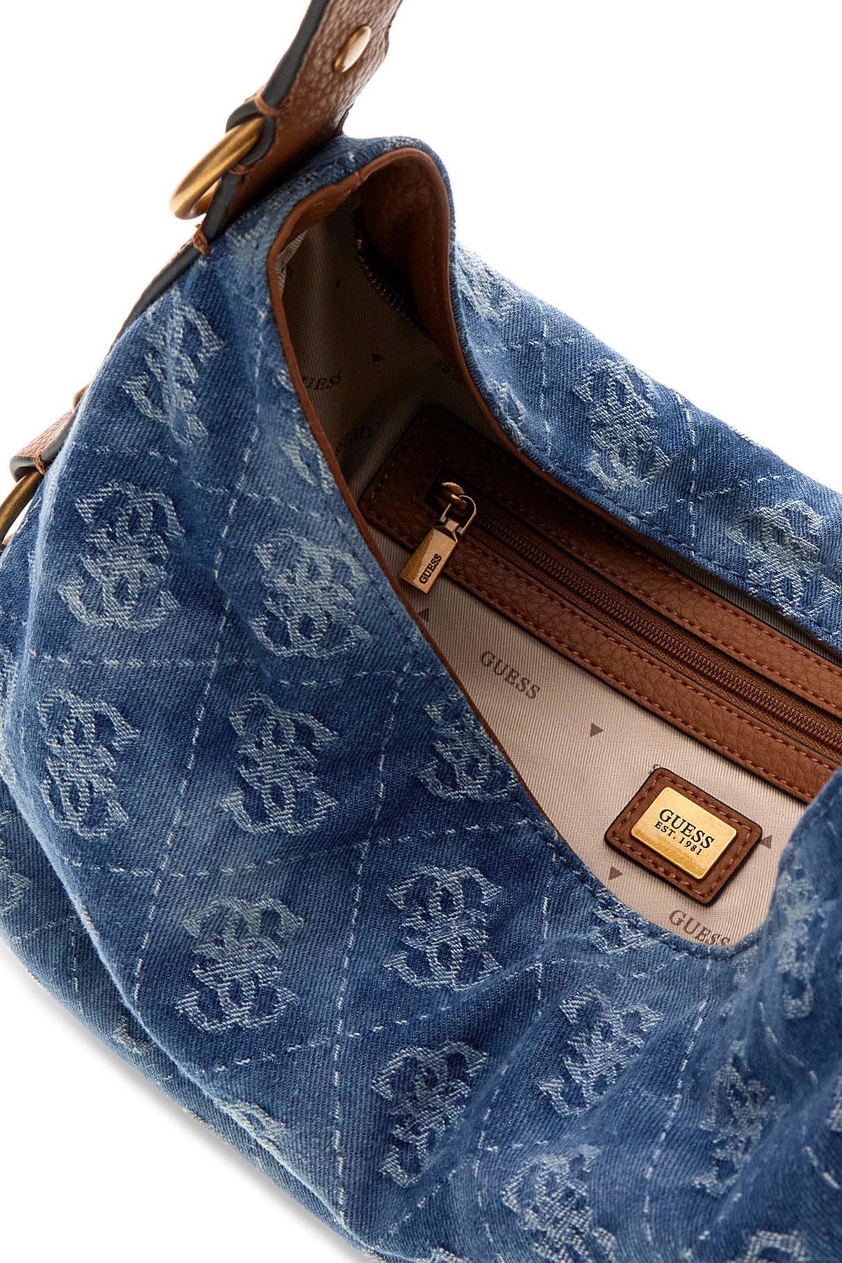 Borsa a mano Camden - Denim Logo