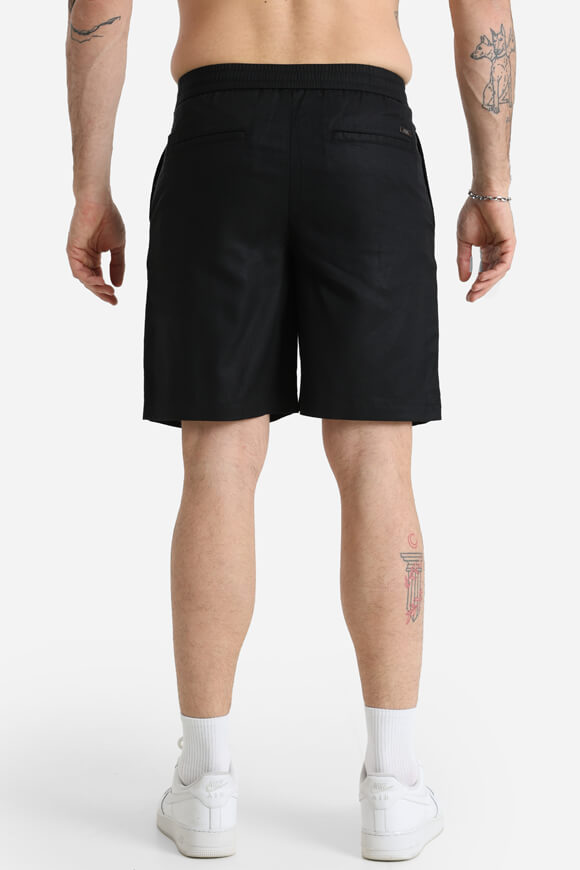 Linen shorts - Black