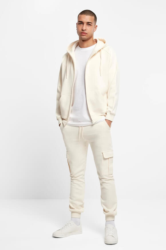 Giacca felpata oversize con cappuccio - Whitesand