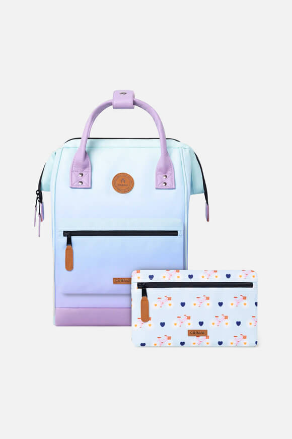 Mykonos Rucksack 18L - Tie and Dye Purple + Green