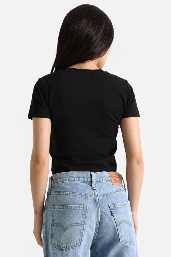 Maglietta con crop - Nero Jet