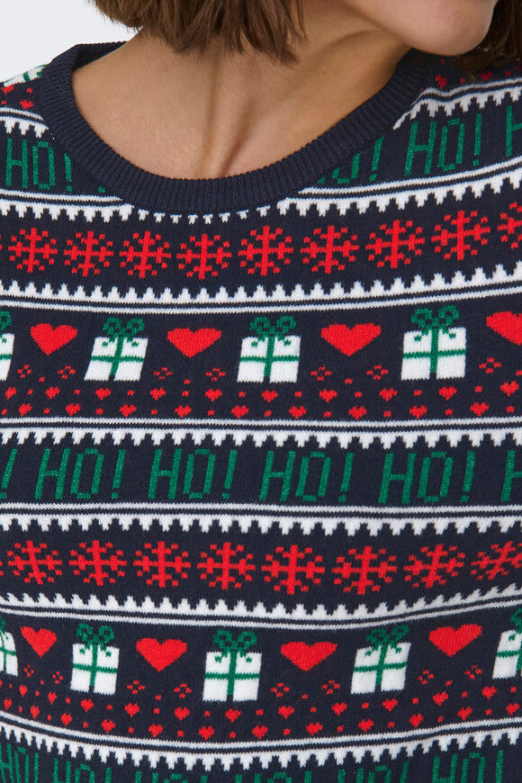 ONLXMAS Christmas knitted sweater - Night Sky