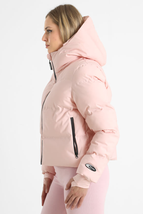 Quilted jacket - Pink + Black