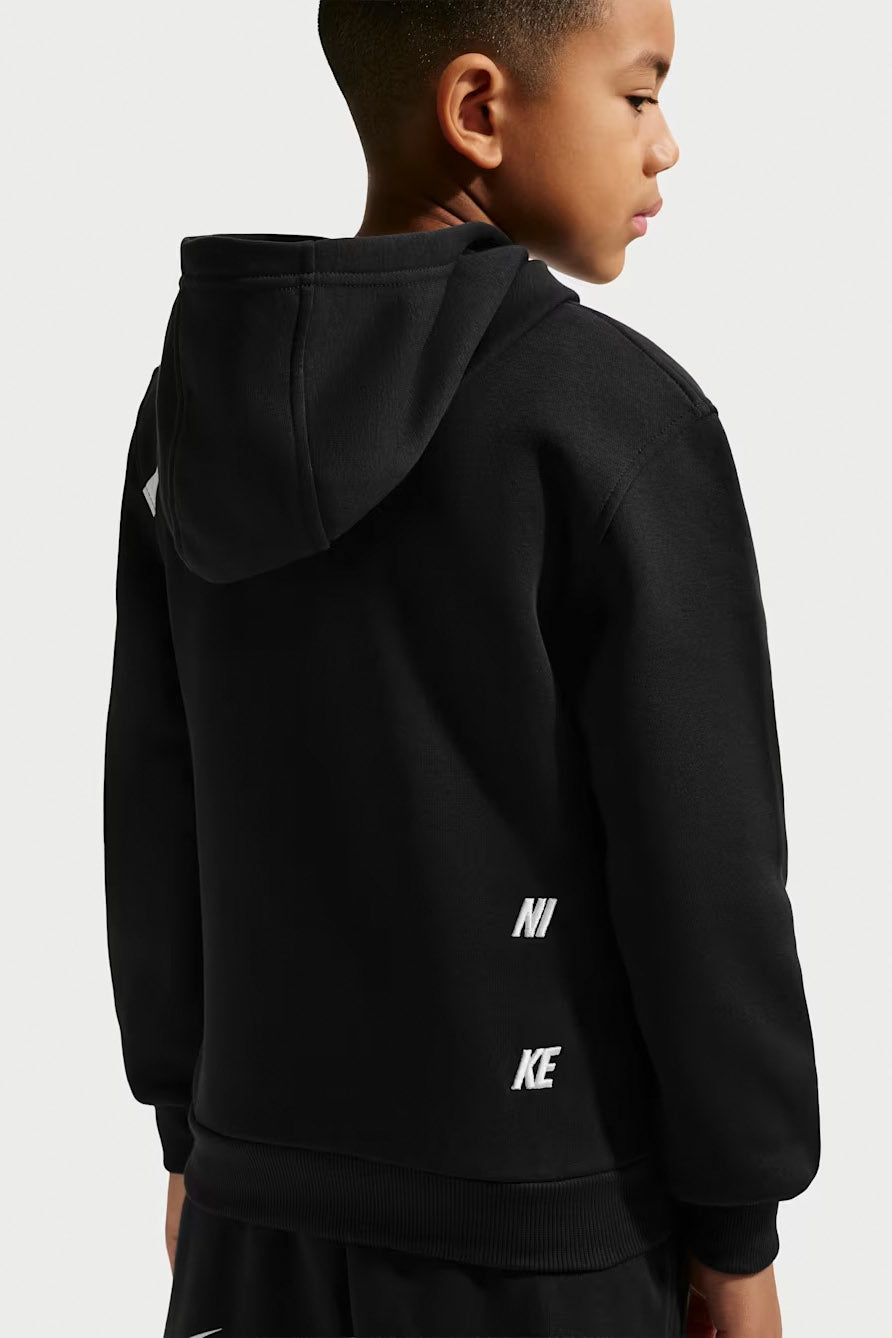Sportswear Club Kapuzensweatshirt - Black + White