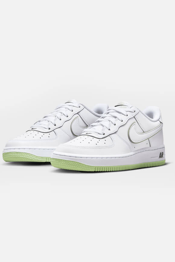 Air Force 1 sneakers - White + Honeydew