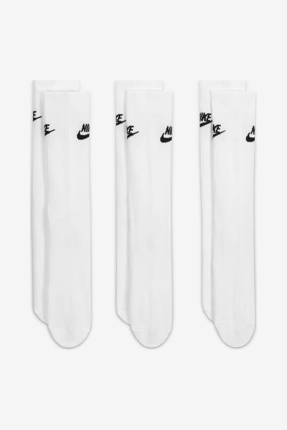 Dreierpack Socken - Weiss + Schwarz