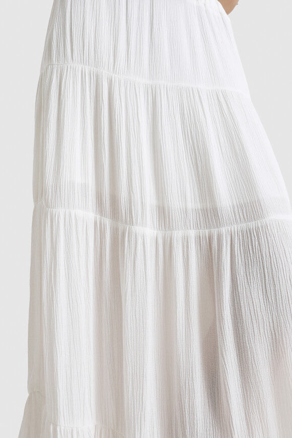 Strukturierter Maxirock - Offwhite