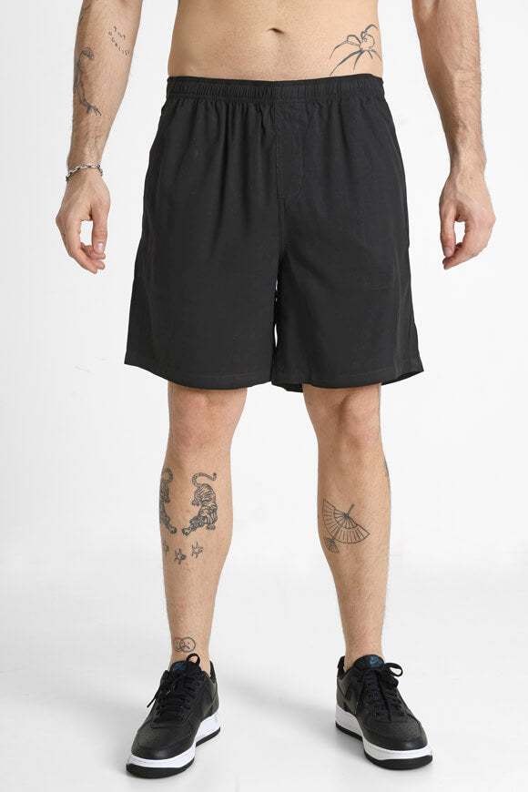 Short in tessuto - Nero