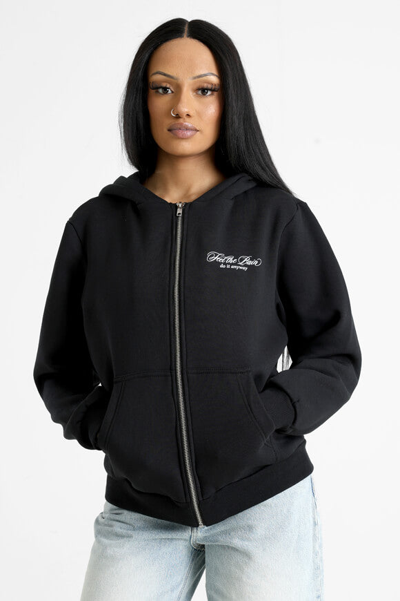 Feel The Pain Kapuzensweatjacke - Black