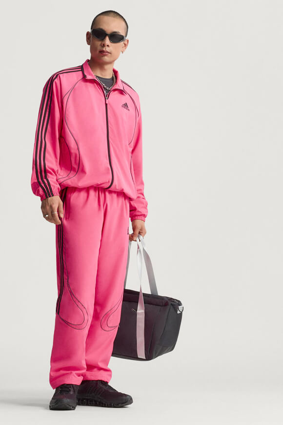 Pantaloni della tuta Adicolor Teamgeist - Rosa Lucido + Nero