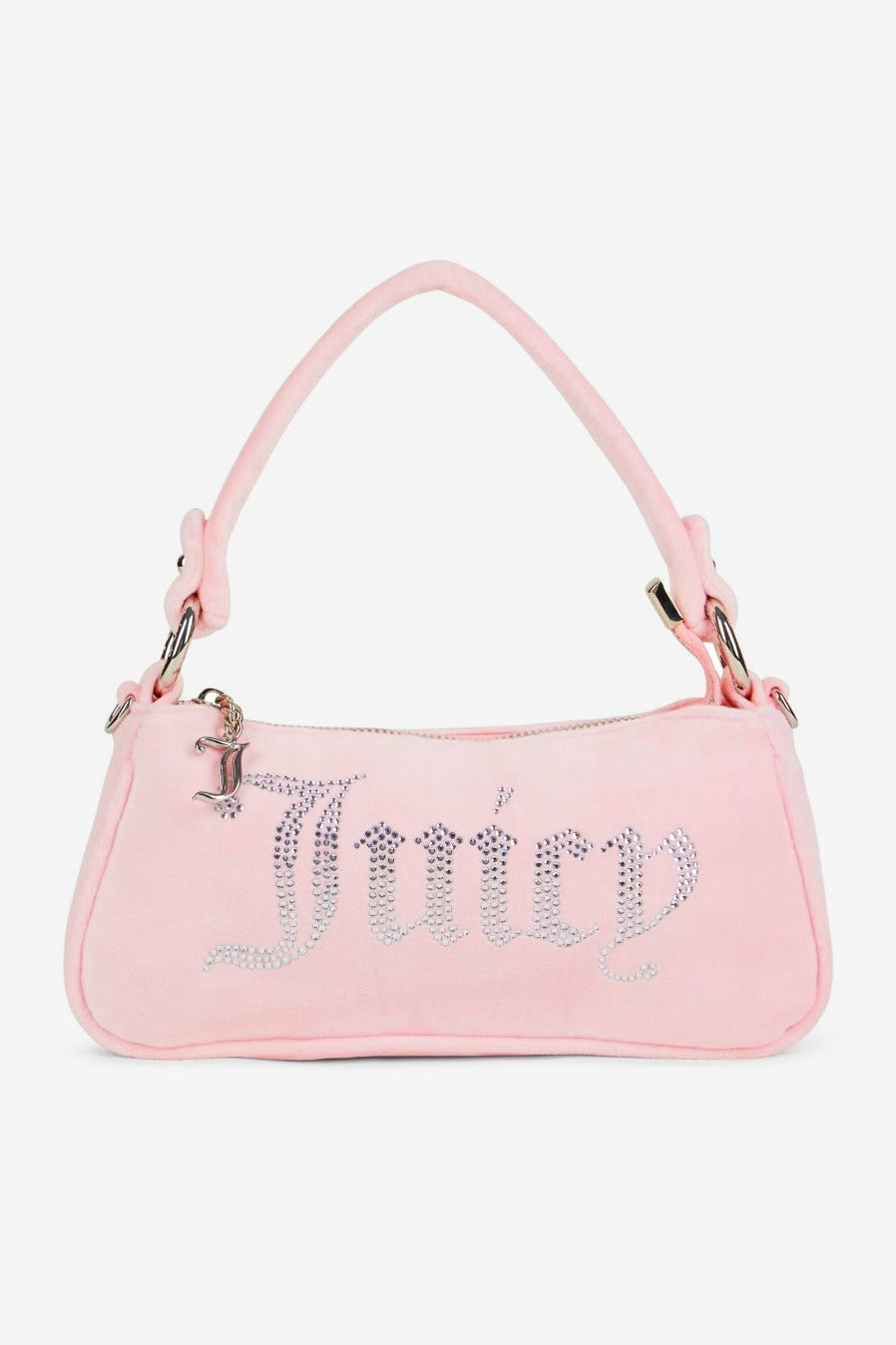 Kimberly sac à main et à bandoulière en velours - Juicy Pink