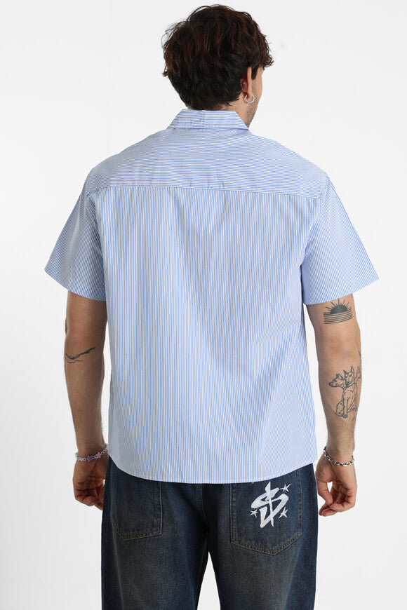 Oversize Hemd - Blue + White