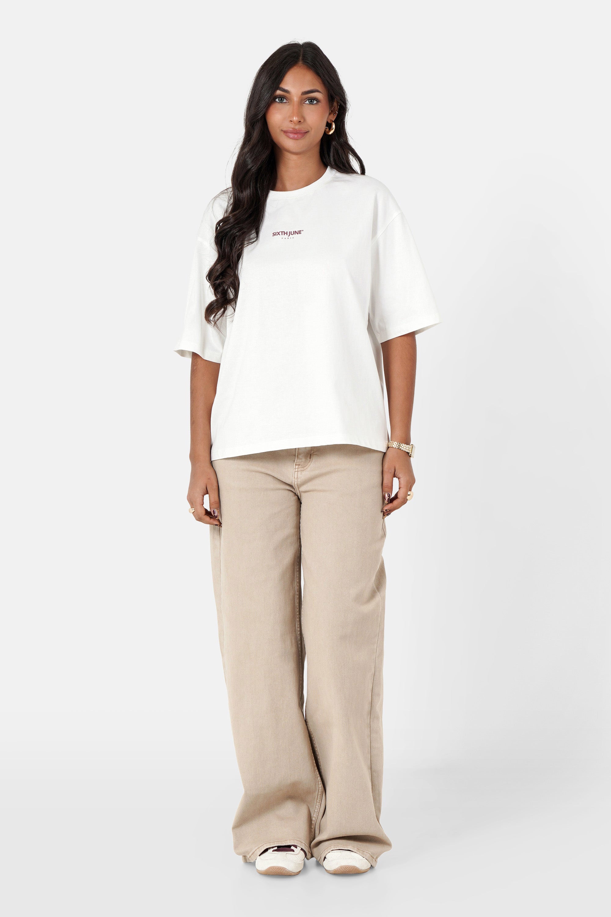 Persian Rubber Oversize T-Shirt - Offwhite