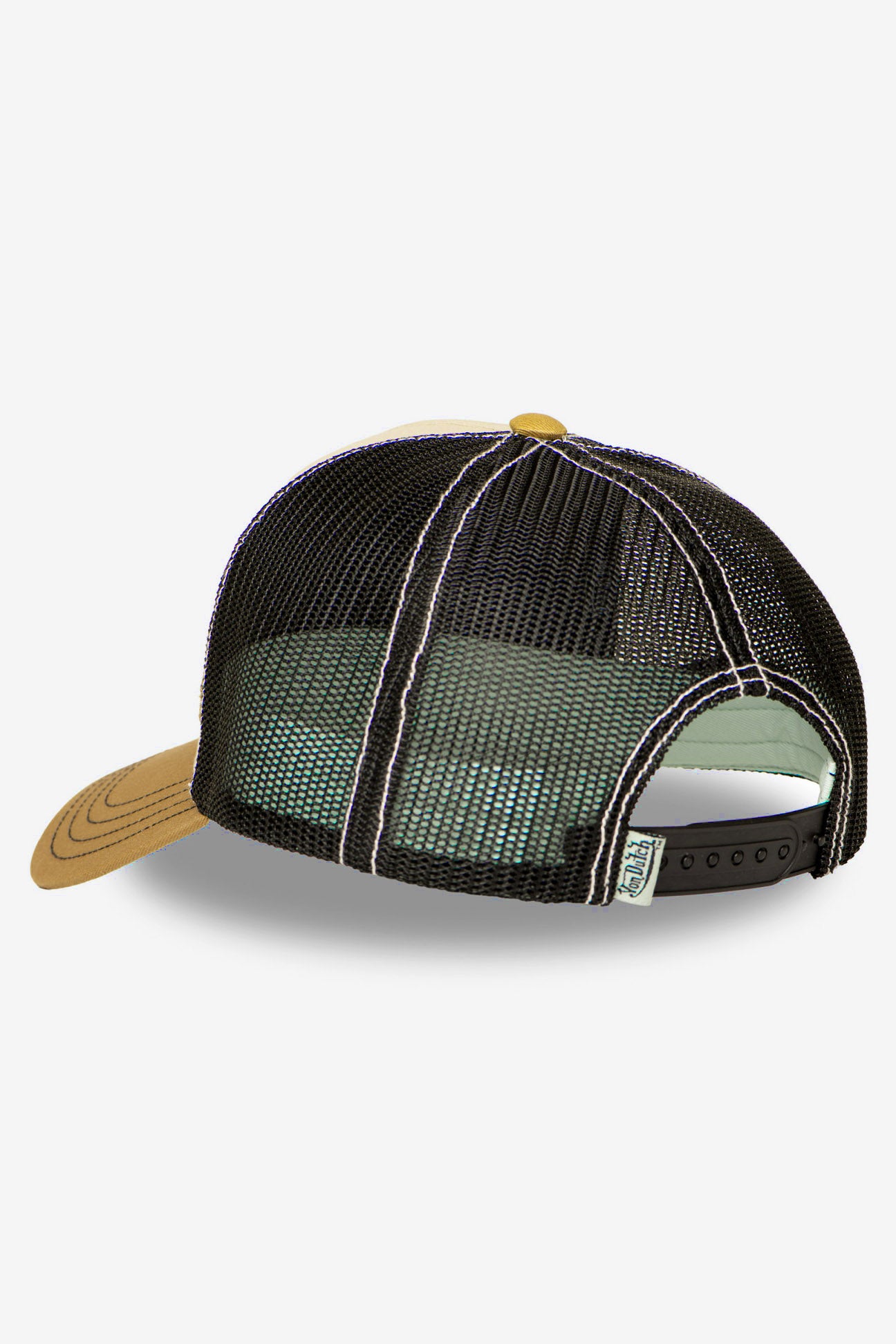 Trucker Cap / Snapback - Beige + Black