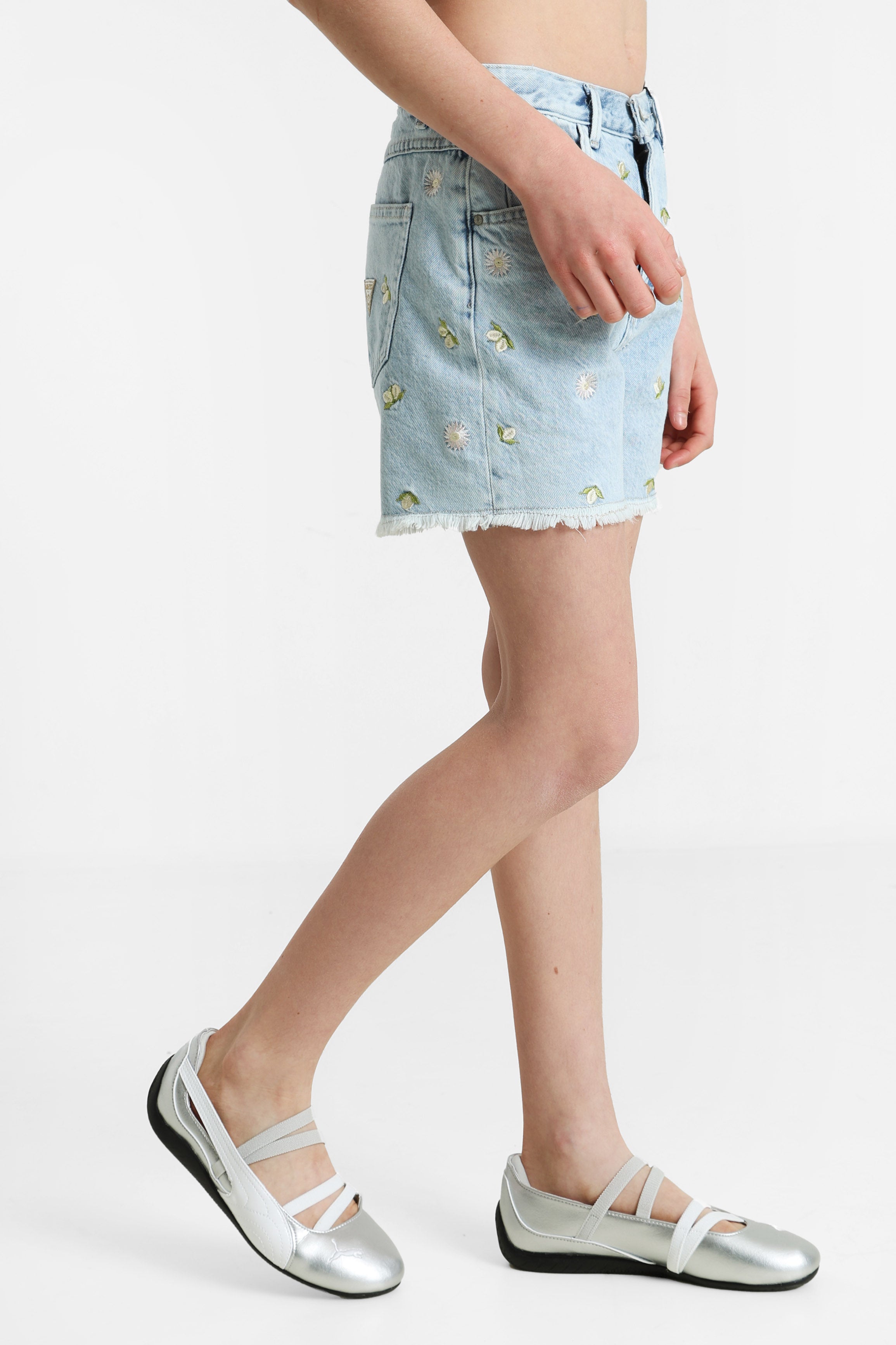 Denim shorts - Light Blue Denim