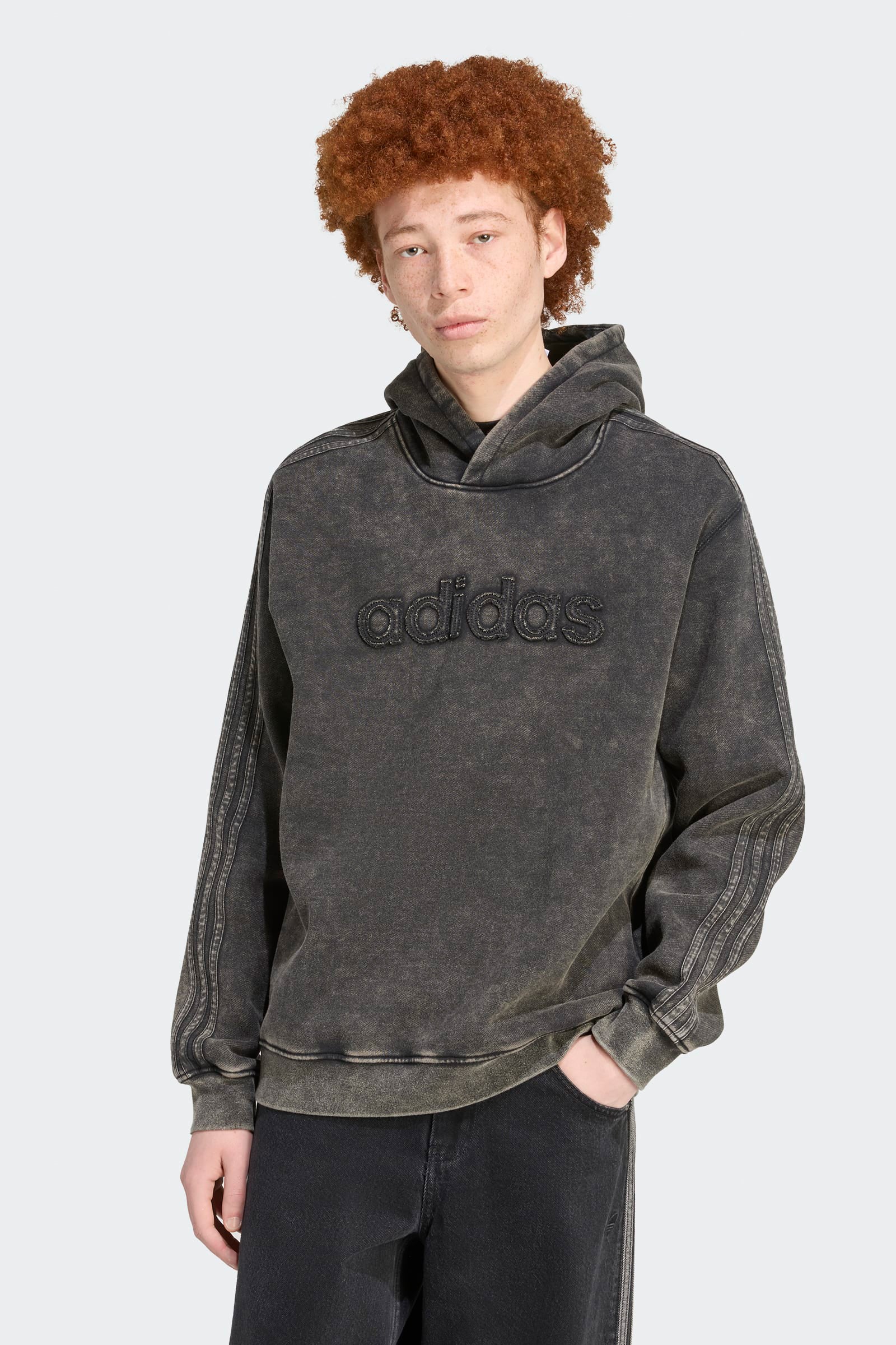 Sweatshirt ample à capuchon - Black