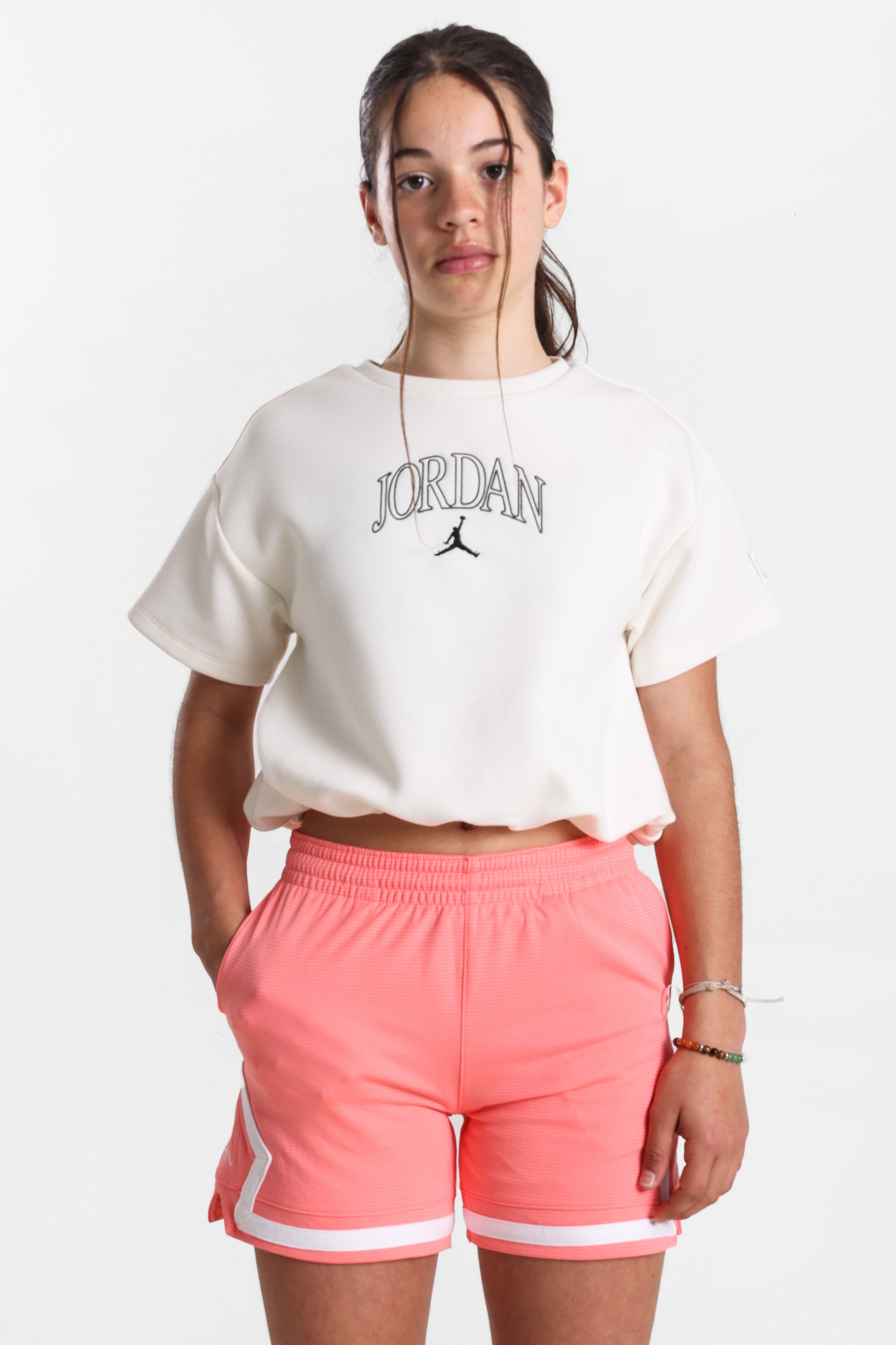 Crop T-Shirt - Pale Ivory