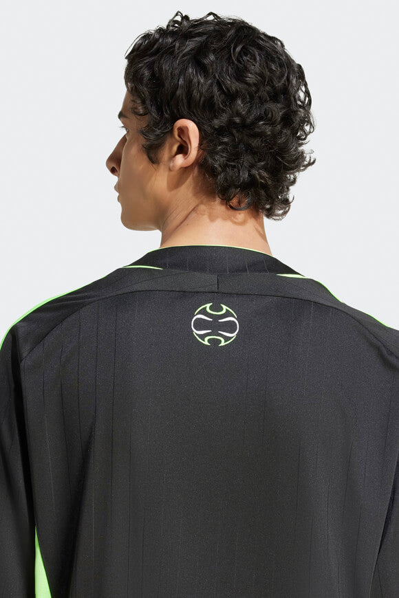 Camicia a maniche lunghe Teamgeist Adicolor - Nero + verde segnale