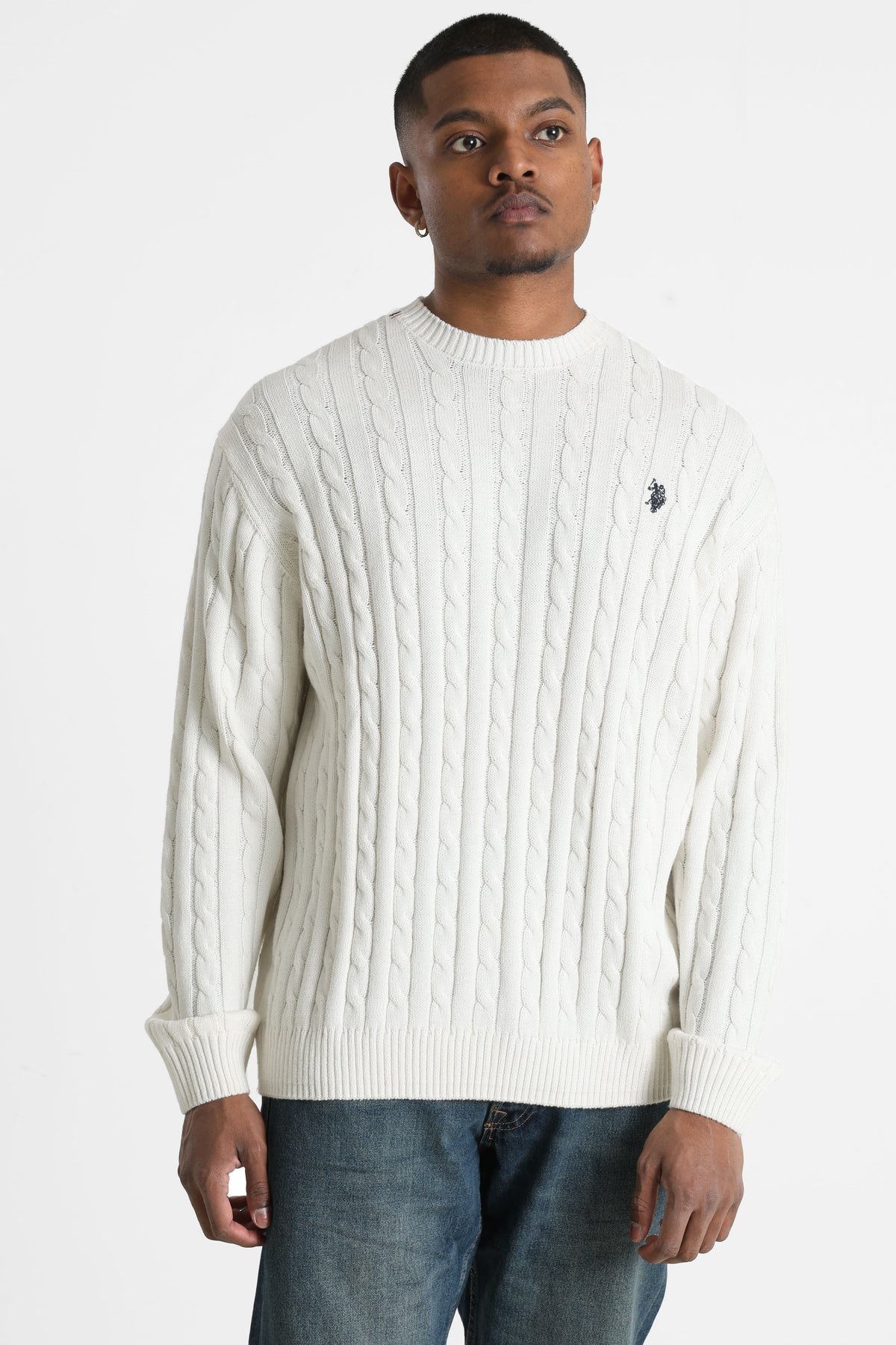 Bert pull en tricot - Offwhite