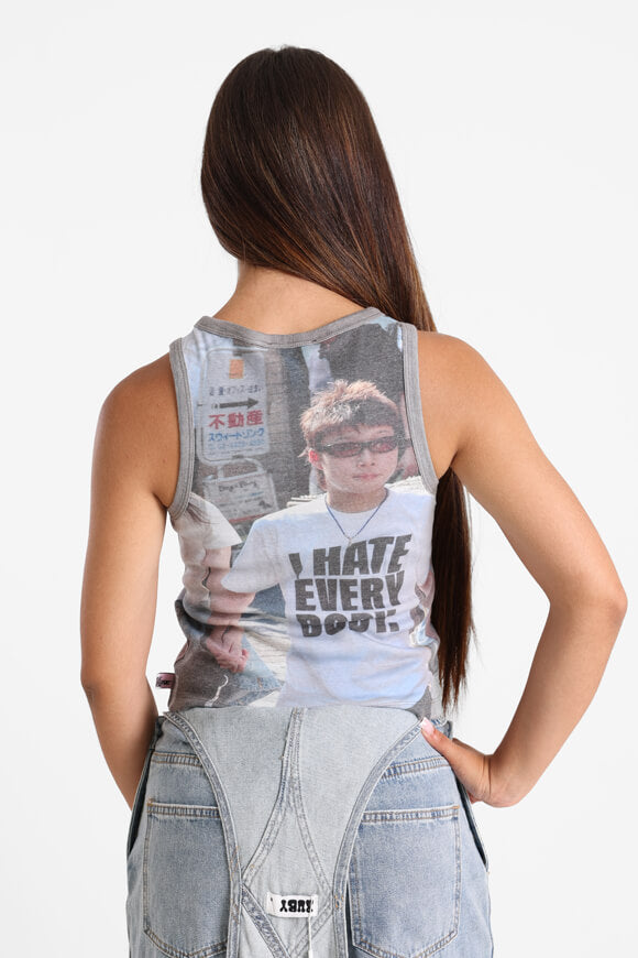 I Hate Everybody Tanktop - Mehrfarbig