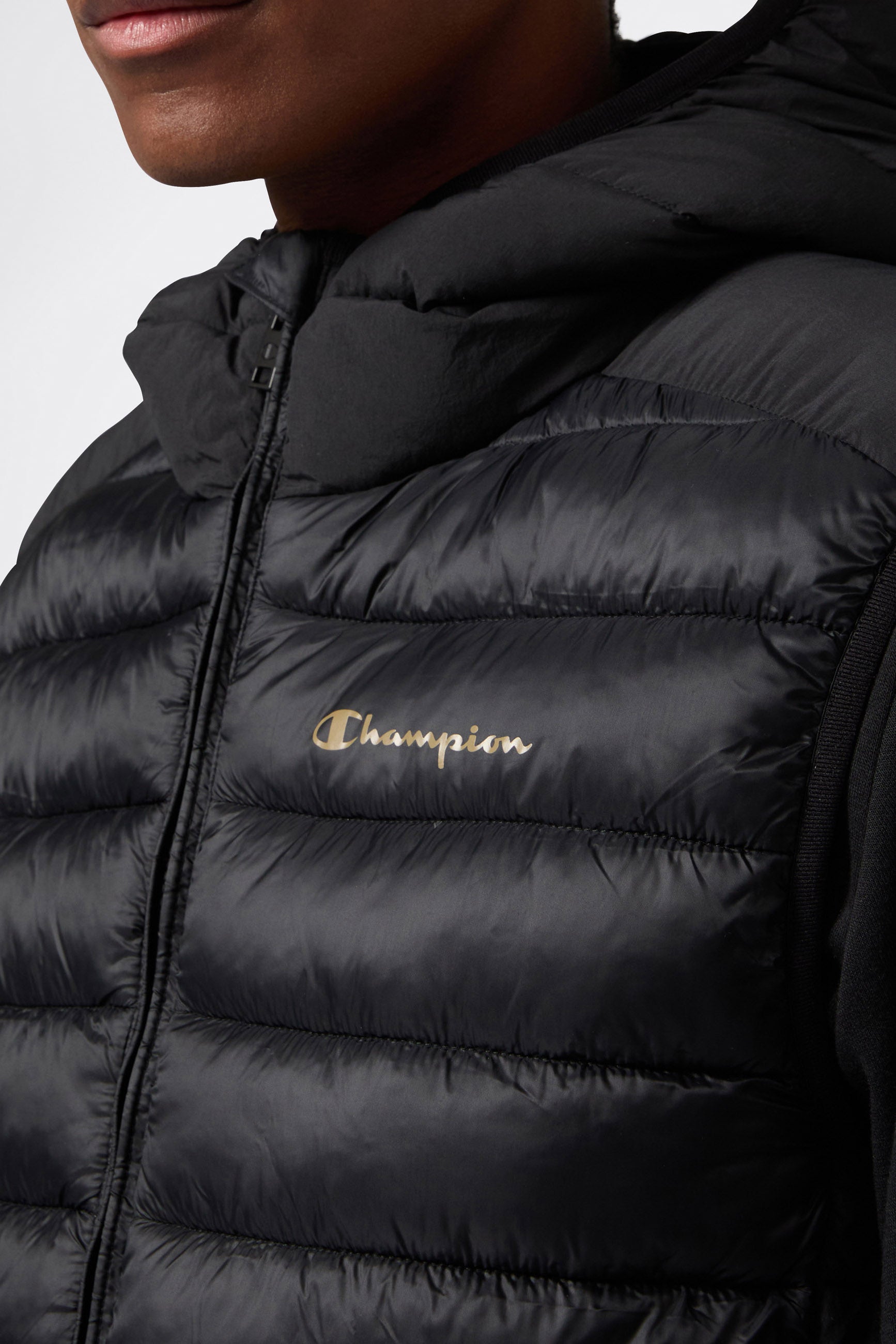 Gestepptes Gilet - Black