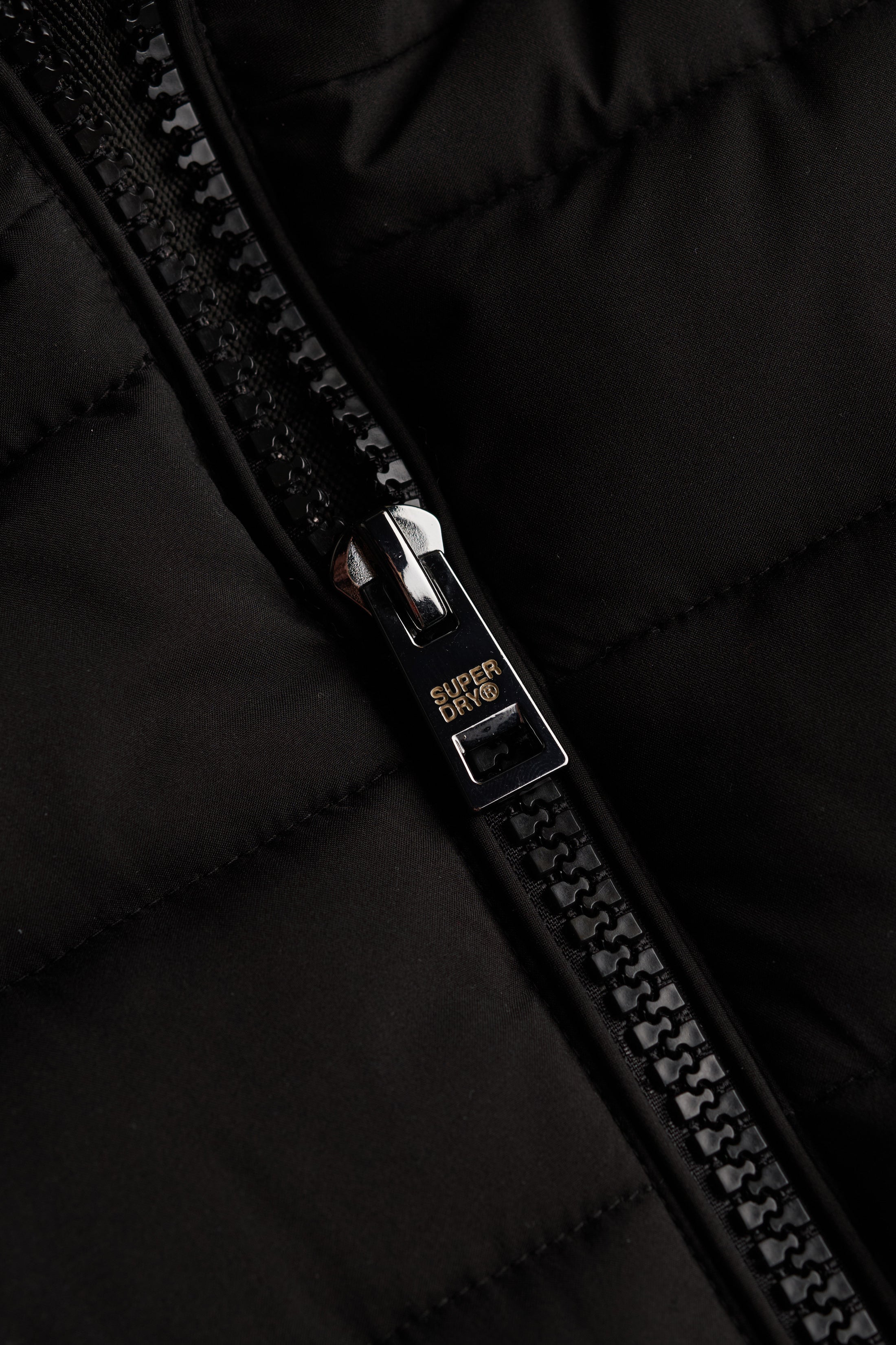 Puffermantel - Black