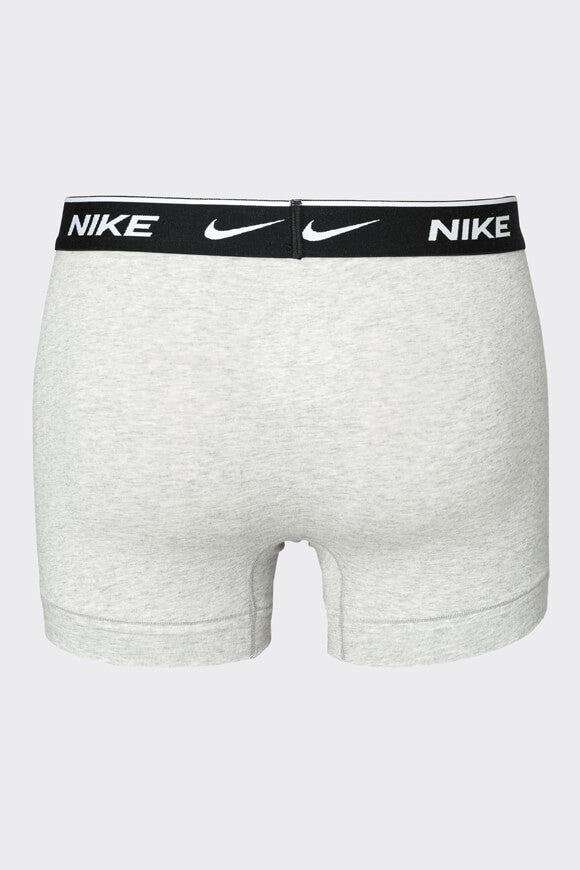 Dreierpack Boxershorts - Weiss + Schwarz + Grau meliert