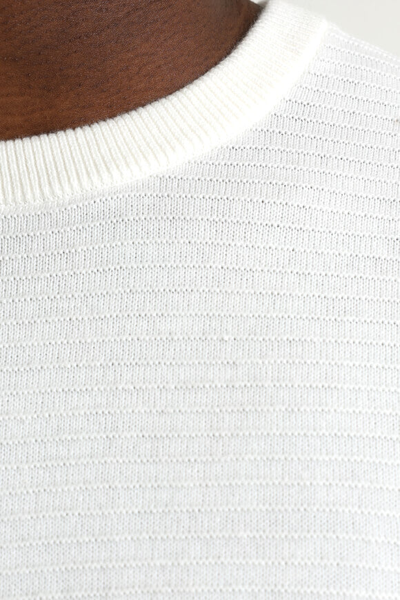 Otto pull en tricot structuré - Cloud Dancer