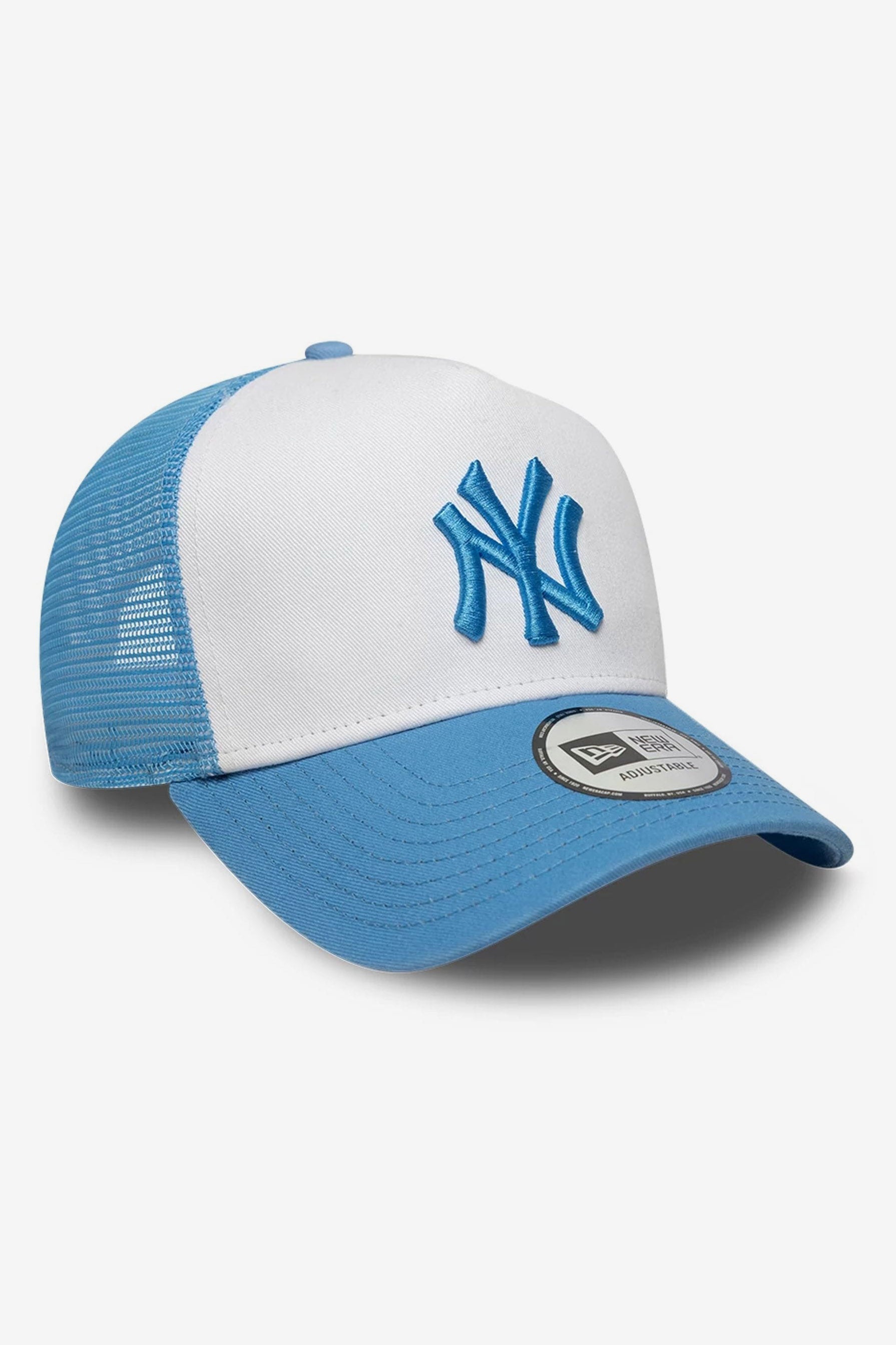 Cappellino trucker / snapback - Light Blue + White