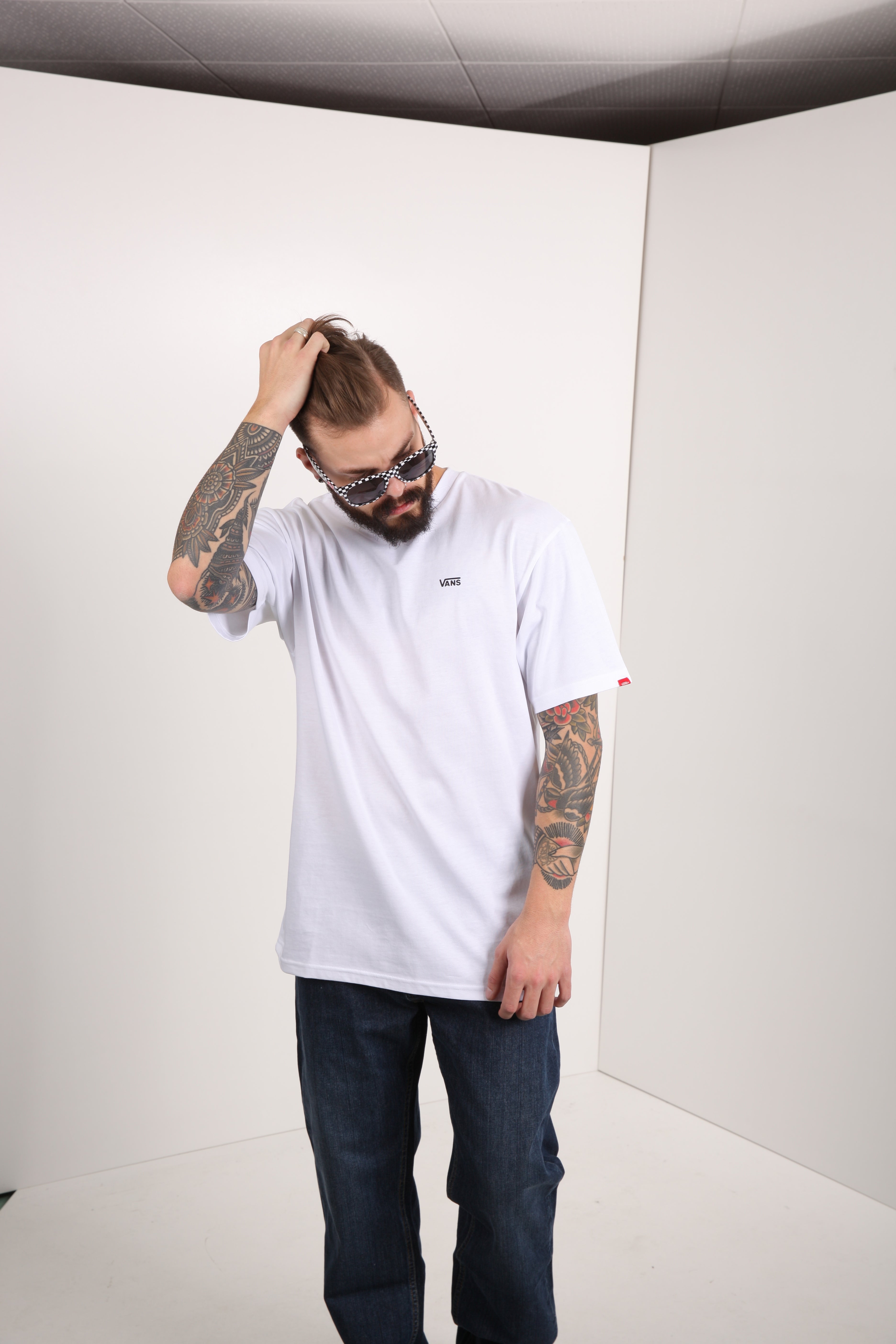 T-Shirt - Weiss + Schwarz